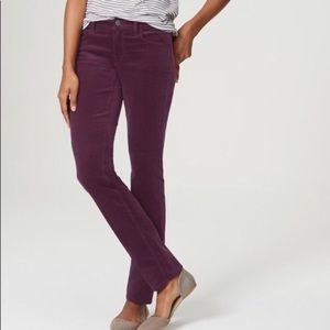 LOFT curvy skinny corduroy pants